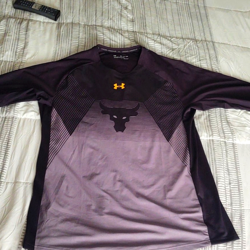 UA Project Rock 3/4 sleeve shirt